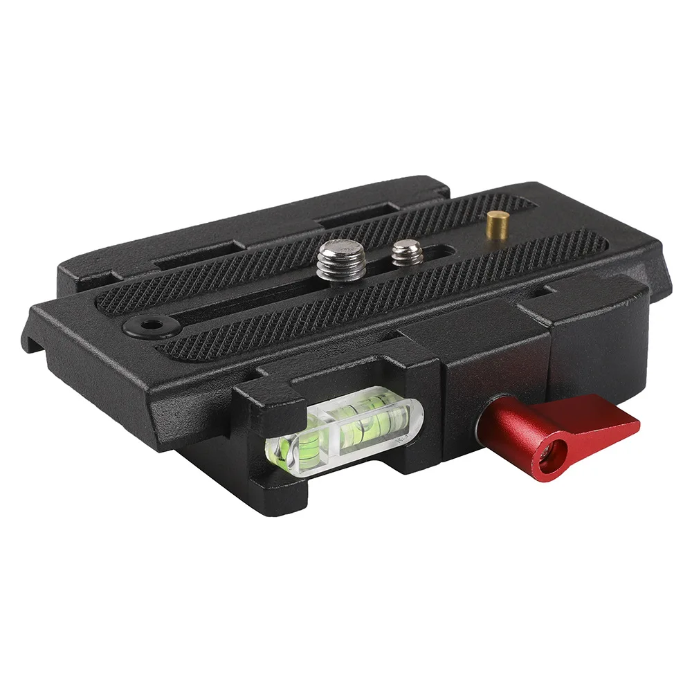 

Aluminum Alloy Quick Shoe Plate Adapter with 1/4 3/8 inches Screw for DSLR Camera Tripod Quick Release Plate Clamp Adapter