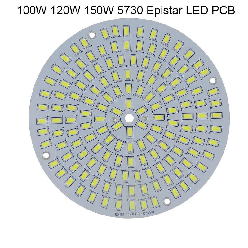 30 Вт, 40 Вт, 50 Вт, 60 Вт, 70 Вт, 100 Вт, 120 Вт, 150 Вт, SMD 5730 светодиодный PCB модуль с алюминиевой пластиной, лампочка, светодиодный светильник с высоким заливом, Светодиодный промышленный