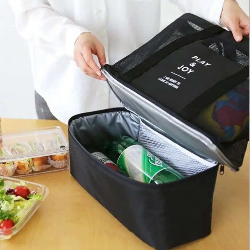 

INHO CHANCY 2018 Picnic Cooler Bag Portable Food Beer Cooler lunch Bags Multifunction Men and women Food Organizer Ice Bag