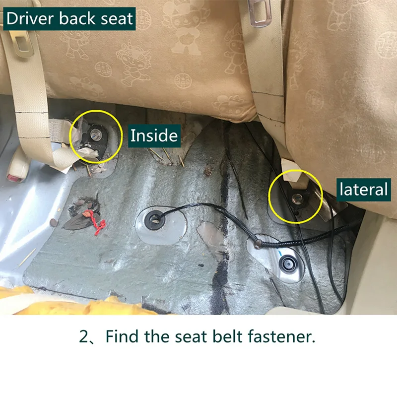 Для Honda Civic автомобильное сиденье Isofix соединитель ремень интерфейсы Руководство Кронштейн фиксатор для автомобиля детское сиденье