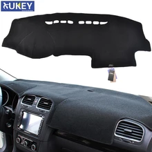 Xukey Даш коврик покрытие для приборной панели приборная панель крышка защита от солнца тенты приборная панель покрытие ковер для Volkswagen VW Golf 6 MK6 2010 2011 2012