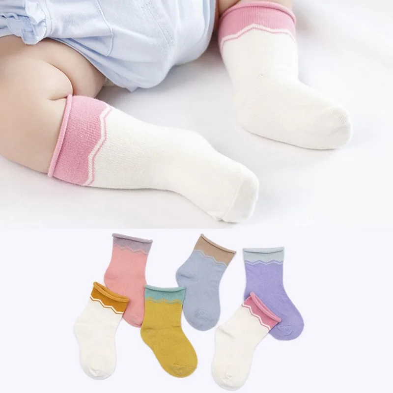 Buy 3 pair/set baby girl boy socks set spring autumn