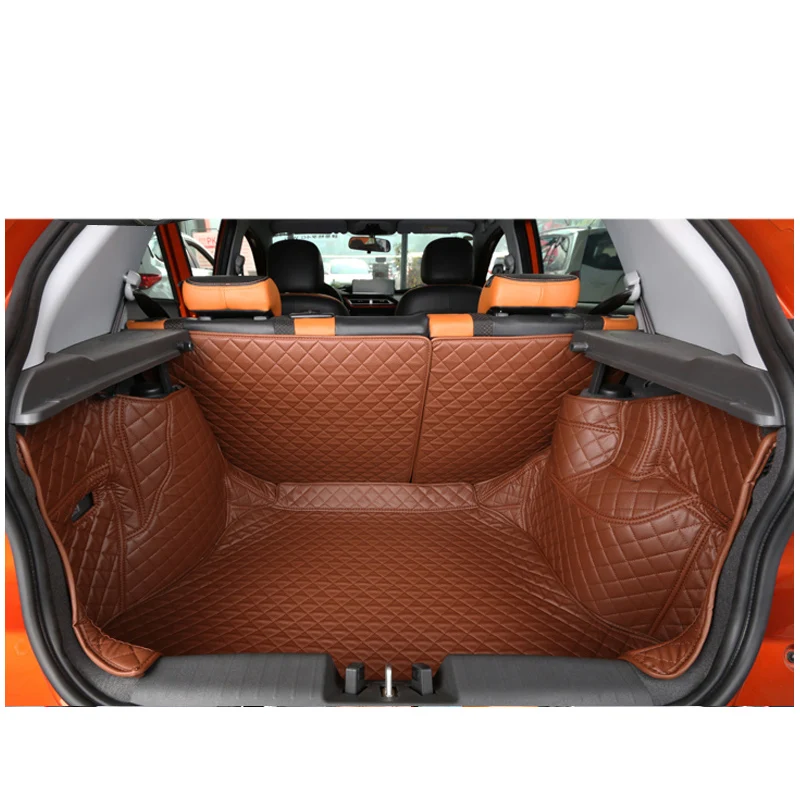 

lsrtw2017 fiber leather car trunk mat for chery tiigo 3x tiggo 2 2018 2019 2020