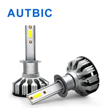 

2Pcs H1 LED H4 H7 H11 9005 Hb3 9006 Hb4 Headlight Bulbs 12V 40W 5000LM 6500K IP68 COB Headlamp Kit Auto Light Fog Lamp For Car