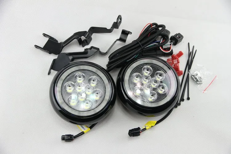 Black Lens Led Mini Rally Driving Fog Light Mini Cooper W
