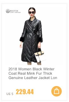 Женская куртка из натуральной кожи, пальто из натуральной овчины, зимний теплый пуховик с воротником из натурального Лисьего меха, верхняя одежда, Manteau Femme Okb419