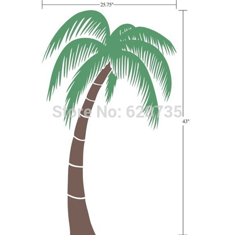 Get Gestanst Grote Strand Palm Tree Muursticker Vinyl Tall Palm Tree Desktop Wallpaper Wallpaper Gestanst Grote Strand Palm Tree Muursticker Vinyl Tall Palm Tree For Free