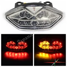 Papanda Moto Sereno LED Posteriore della Coda del Freno indicatore di Direzione Luce per Kawasaki Z1000 Z1000SX Ninja 1000 Versys 650 2010-2017