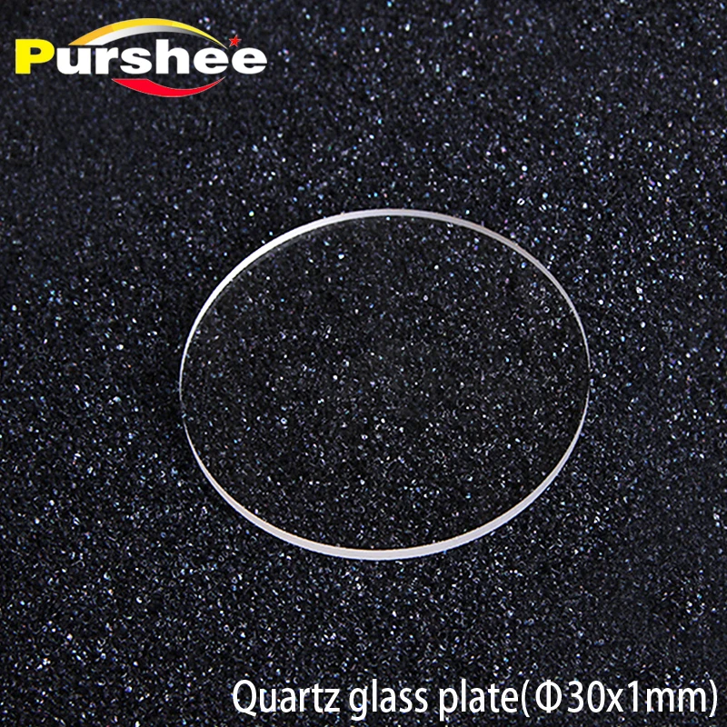 Пластина из кварцевого стекла (д = 30x1 мм)|plate|plate glass |