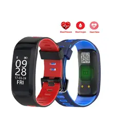 F4 Heart Rate font b Smart b font Band Fitness Bracelet Wristband Blood Pressure Blood Oxygen