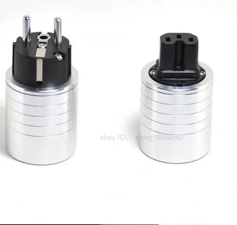 GZLOZON EOne set Hi-end EU type AC Power plug (one head plug+ one tail plug) L3-40 | Электроника