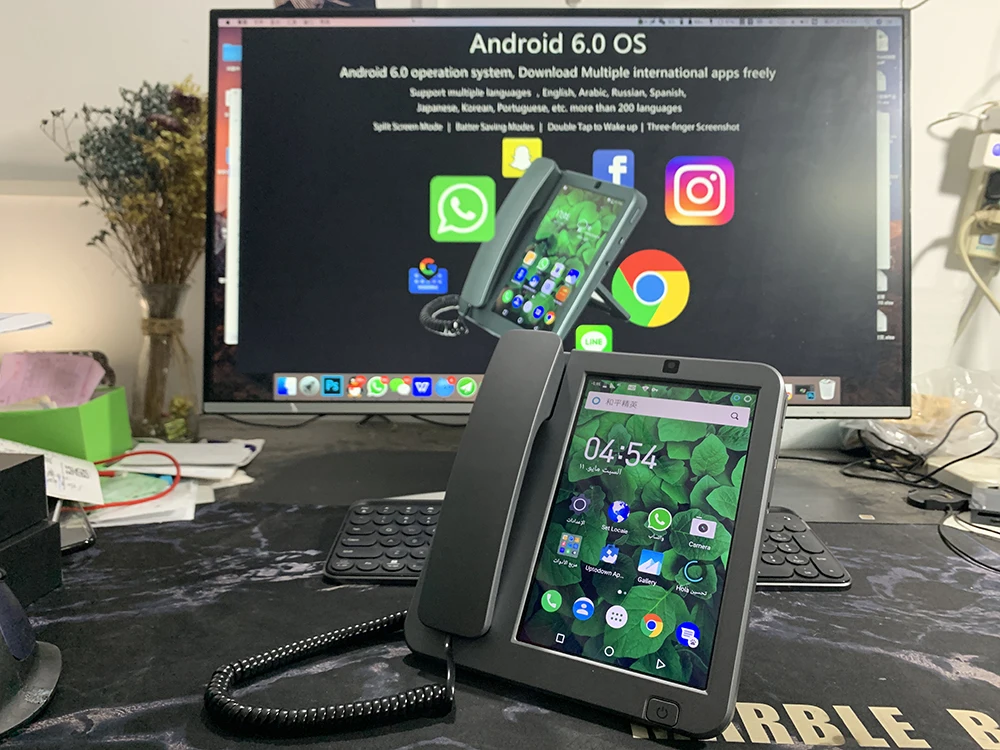Смарт 4G беспроводной большой экран телефон Android 6,0 Kaer язык и приложения дистанционного управления Смартфон