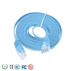 Ethernet CAT6 Интернет плоский сетевой кабель Патч-корд привести RJ45 Для маршрутизатор для ПК