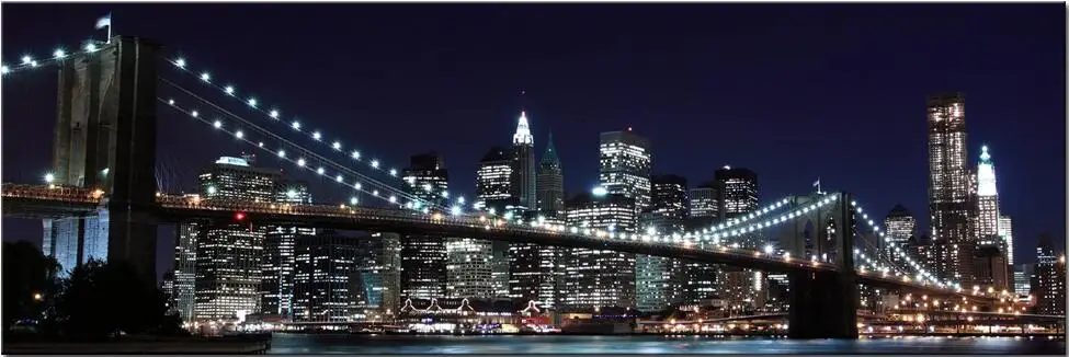 5D DIY Алмазная картина, алмазная вышивка, Нью-Йорк, Бруклинский мост декоративный, стразы, украшение для дома
