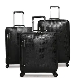 Роскошная кожаная тележка дорожная сумка багаж коммерческий 16 20 24 дюймов яловая универсальная Колесная сумка для багажа, роскошная модная