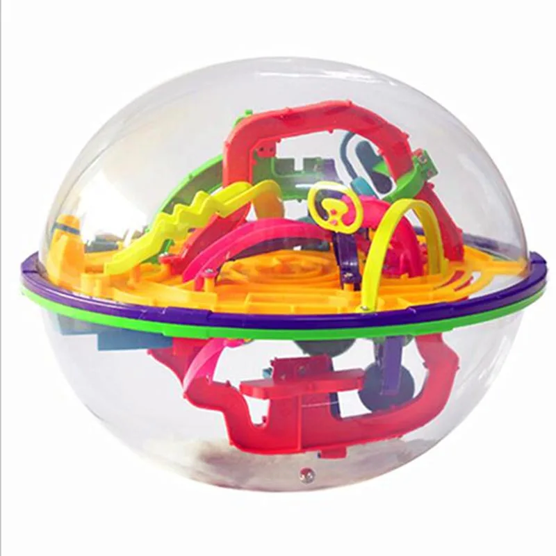 

208 Steps Smart 3D Maze Ball School Intelligence Challenge Game Tool Magical Intellect Balance Logic Ability Puzzle Ball Toy