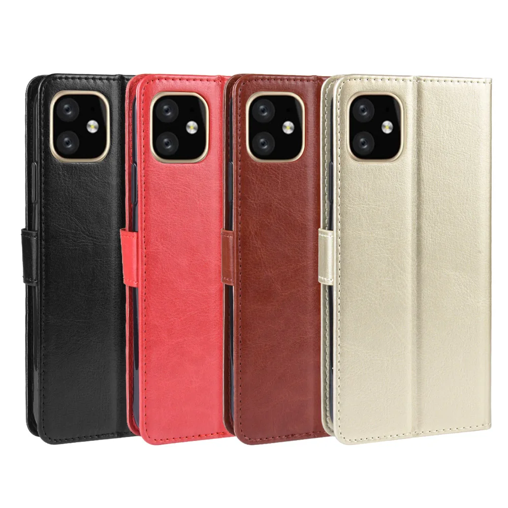 

For Apple iPhone 11 Pro Max Case For IPhone11 Wallet Flip Style Glossy PU Leather Phone Cover For IPhone 11 Pro 2019 Back Cases