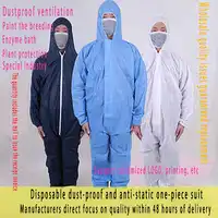 Schutz clothin Weiß Blau Insgesamt Schutzanzug Anzug Für Malerei Dekorieren Kleidung Arbeit Sicherheit ClothingL/XL/XXL/ XXXL