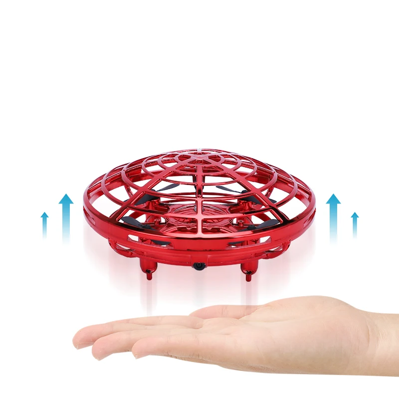 Инфракрасный датчик 100% безопасный ручной Летающий вертолет Ufo Hover 360 градусный