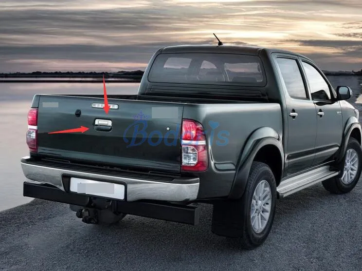 Аксессуары для toyota hilux vigo 2005 2014 задние ворота задний багажник вставка в чашу