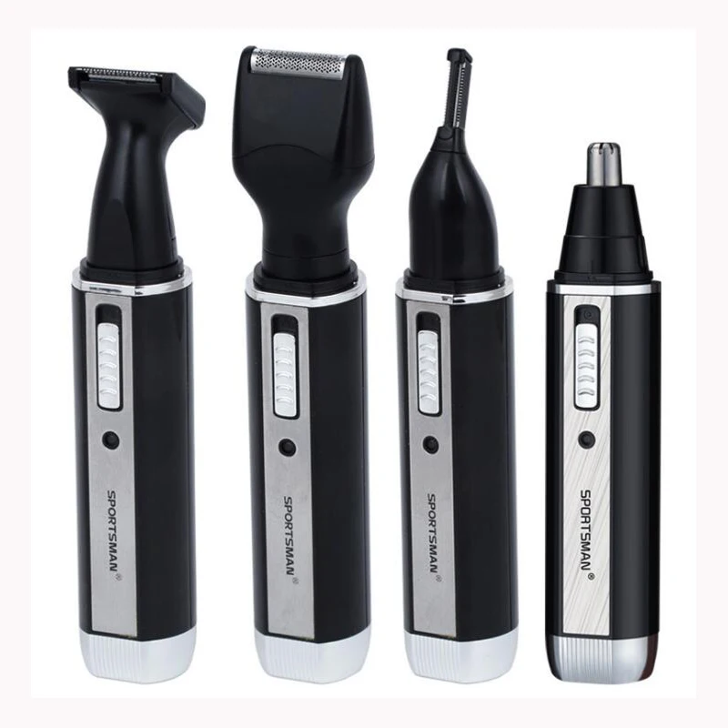 

Mini Shaver Electric Men's Nose Hair Trim 100-240V EU /US Plug Black 4 In 1 Shaving Epilator The head is Washable And Powerful