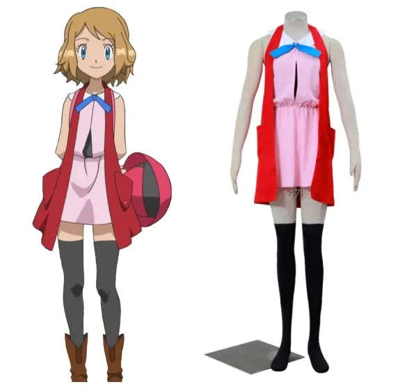 POCKET MONSTERS XY Serena Cosplay Kostuum POCKET MONSTERS XY Serena Cosplay Kostuum