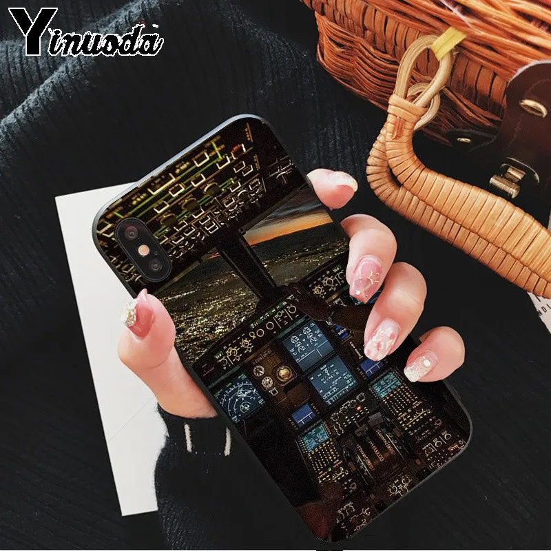 aircraft airplane cockpit