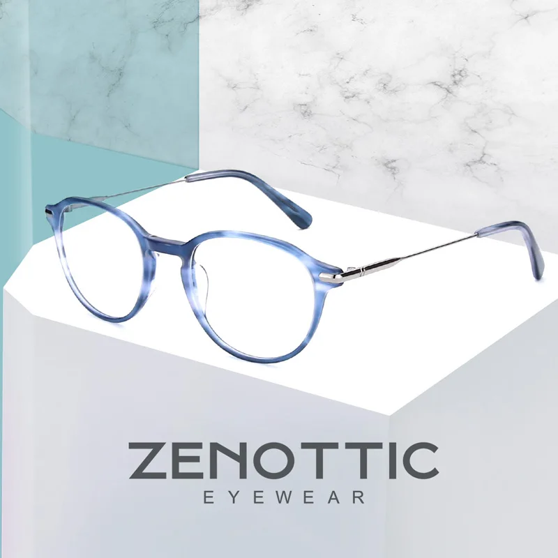 Круглые очки zenotic в стиле ретро оправа для женщин оптические близорукости