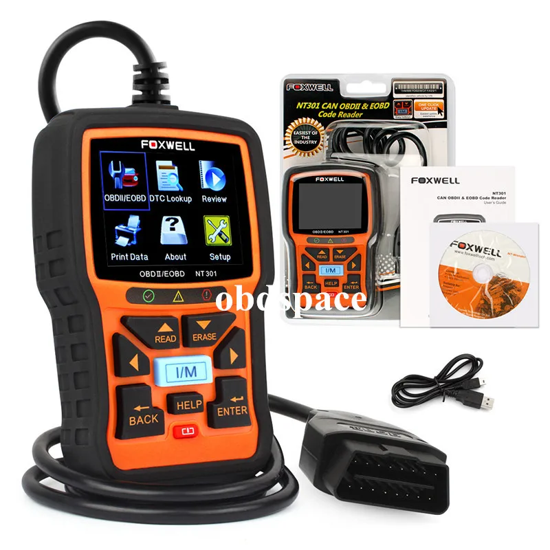 Foxwell NT301 OBD2 OBDII Engine Scanner Auto Code Reader Diagnostic Scan Tool