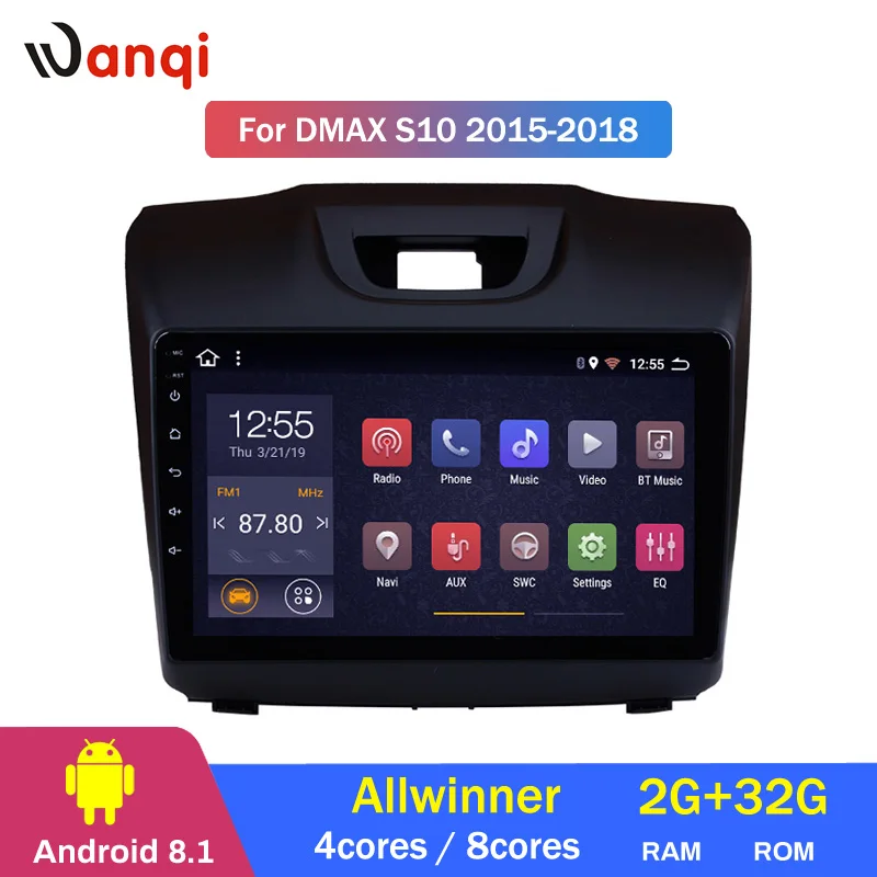 

2G RAM 32G ROM Android 8.1 9 inch Touchscreen Head Unit GPS Car Radio for Chevrolet S10 2015-2018 ISUZU D-Max