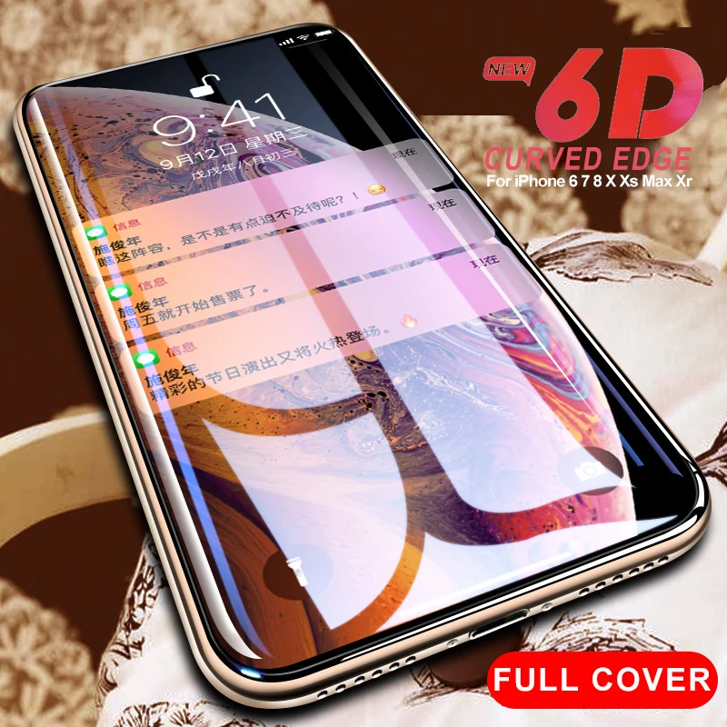 ESVNE 4D изогнутый край Стекло для iPhone 7 Plus Закаленное Стекло защитное стекло на айфон 7 Full Cover Плёнки Предметы безопасности случае для iphone 7 стекло