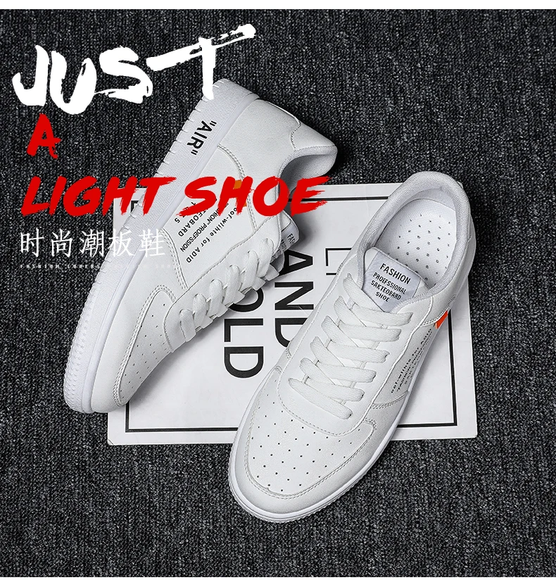 Официальный мужские кроссовки обувь для скейтбординга AF 1 дышащая однотонная белая прогулочная JD 1 кроссовки максимальный размер 44