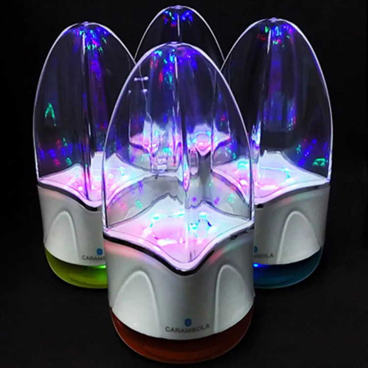 

Wireless Bluetooth Speaker TF 3.5mm Colorful Light Bluetooth LED Music Fountain Water Dancing Speaker for Phone Computer