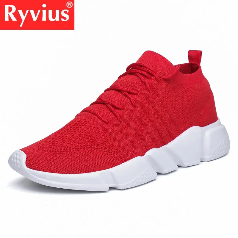 

Ryvius2019 New Men's Breathable Running Shoes Lightweight Bouncing Outdoor Sports Shoes Professional Training Shoes Large Size48