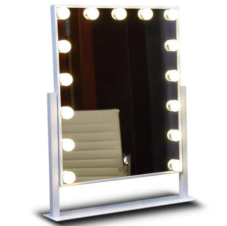 Голливудское косметическое зеркало, светильник, настольная лампа, LED зеркало с диммером, сценическое зеркало для красоты, 3 Вт, светодиодный светильник, лампы* 15