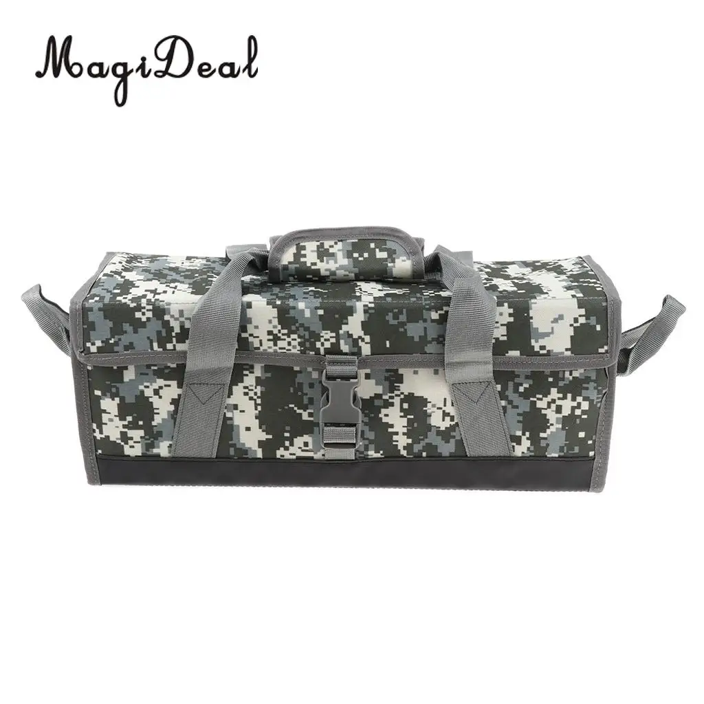 MagiDeal Tent Nail Storage Bag Tent Stakes Pegs Pouch Holder Tool Case Tote Carry Bag camo bag