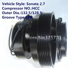 Кондиционер HCC Компрессор сцепления для Sonata 2,7 A/C магнитная муфта компрессора 12 V 5PK 132,5/128,5