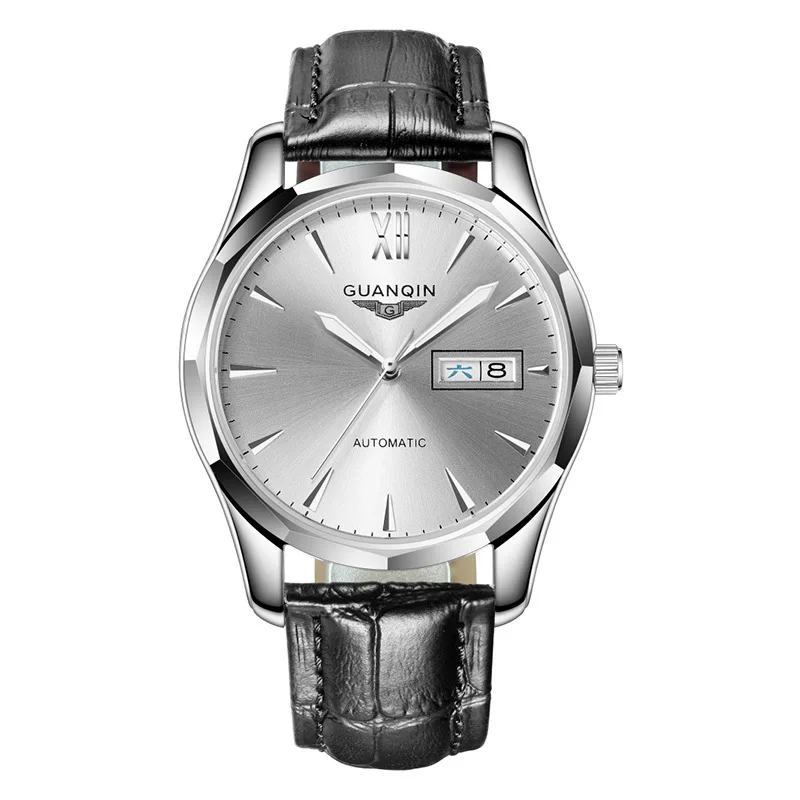 

Fully Automatic Mechanics Surface Crown Qin High Archives Noctilucent Tungsten Steel Surface Man Wrist Watch Waterproof 546566