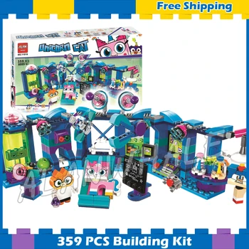 

359pcs Unikitty Dr. Fox Laboratory Robot Helper Prince Puppycorn 11018 Model Building Blocks Toys Bricks Compatible With Lago