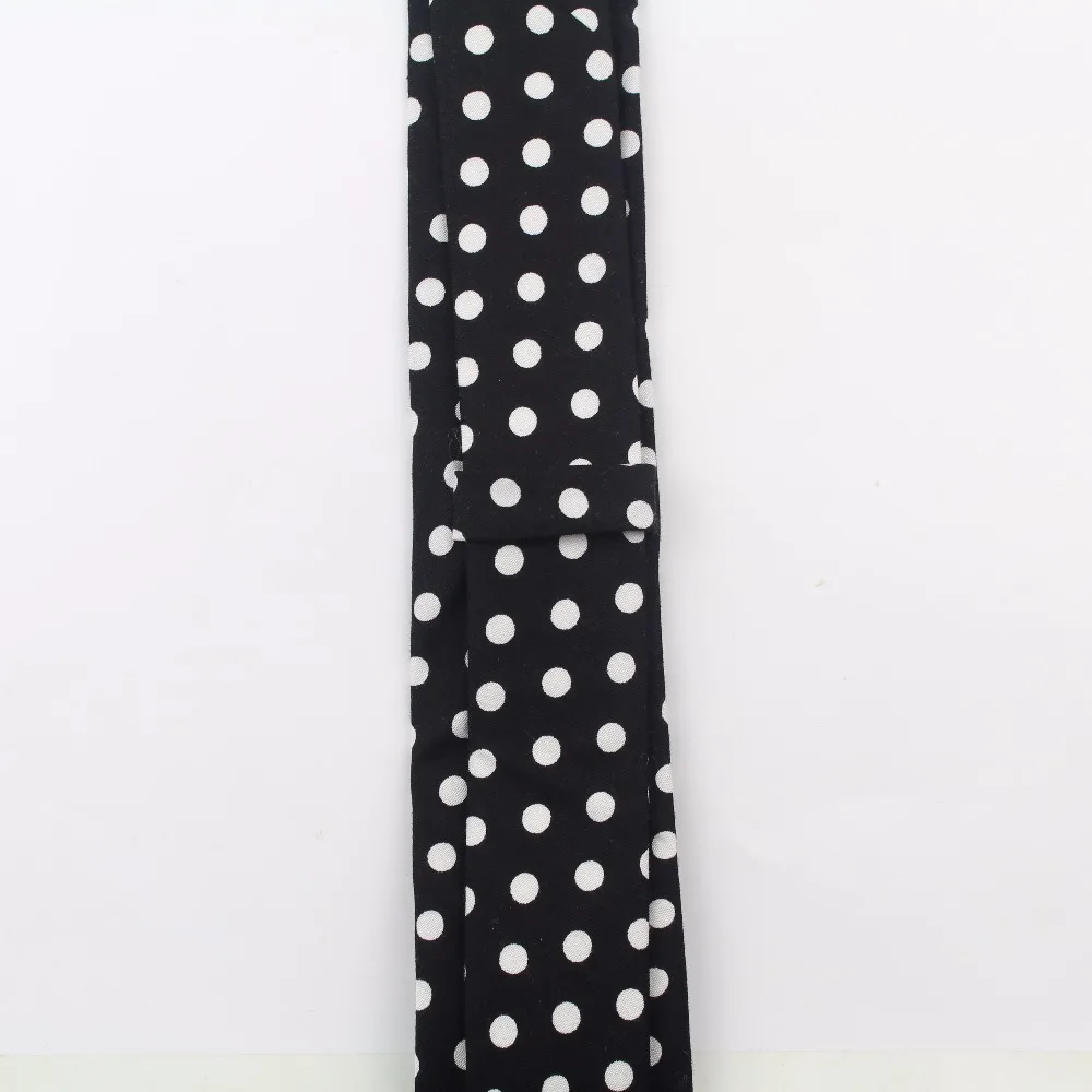 Мужской узкий галстук хлопковый в горошек|tie neckties|narrow necktiesmens ties neckties |