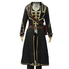Dishonored Корво аттано набор Униформа для взрослых черный плащ куртка брюки наряд аниме Хэллоуин косплей костюмы для мужчин на заказ