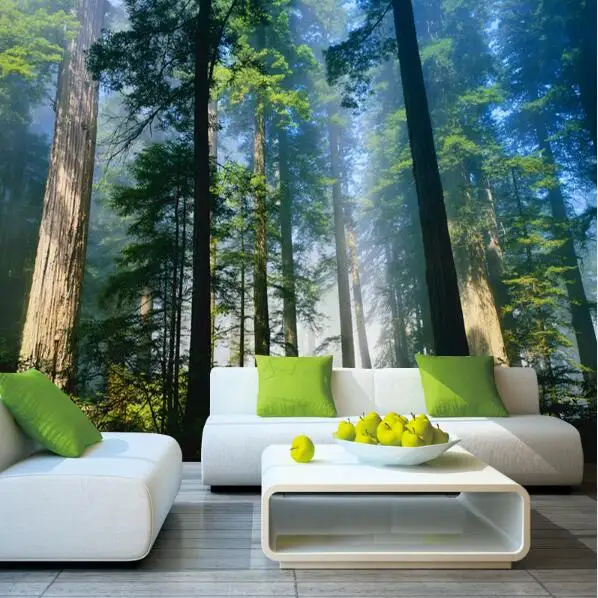 Custom 3D Murals Forests Wallpaper Nature Fog Trees 3d Wall Photo Mural forest Wall paper for Background Bedroom 3D Wall Murals Custom 3D Murals Forests Wallpaper Nature Fog Trees 3d Wall Photo Mural forest Wall paper for Background Bedroom 3D Wall Murals