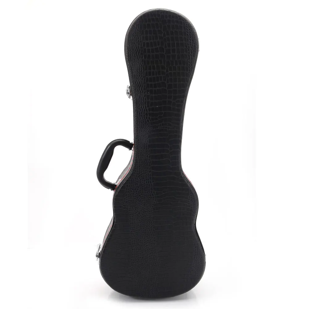 

Glarry 21" Top Grade Standard Soprano Boa Leather Ukulele Case Black