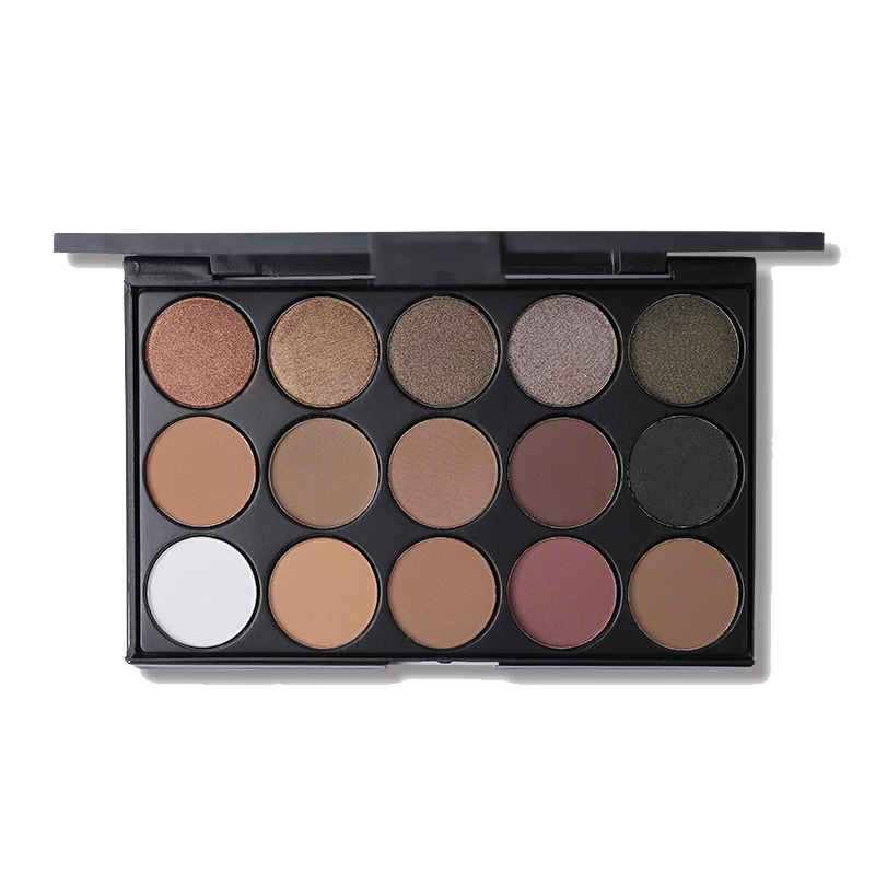 

Ucanbe Professional 15 Colors Matte Eyeshadow Palette Natural Earth Pigments Makeup Shimmer Eye Shadow Powder Contour Cosmetics