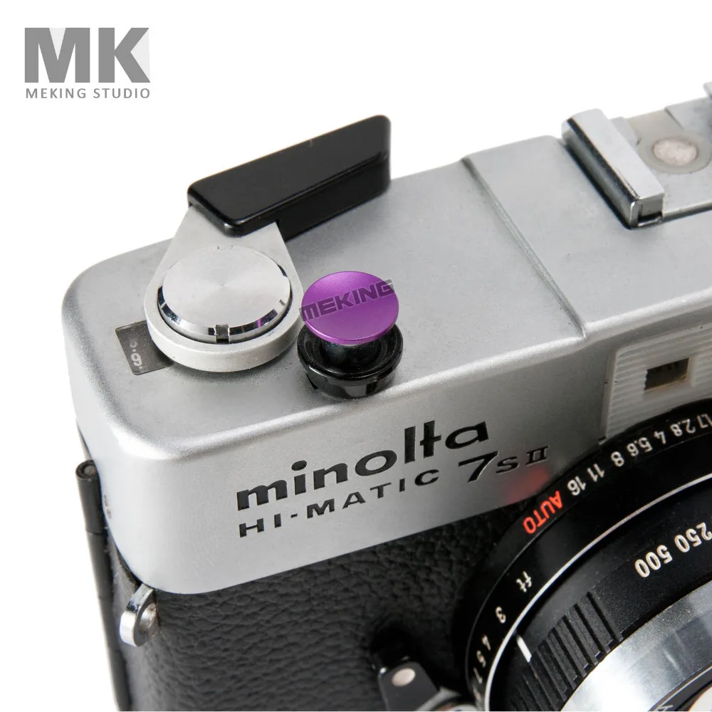 

Selens Colorful Digital Camera Soft Shutter Button with screw SE-SB-C06 Purple Concave