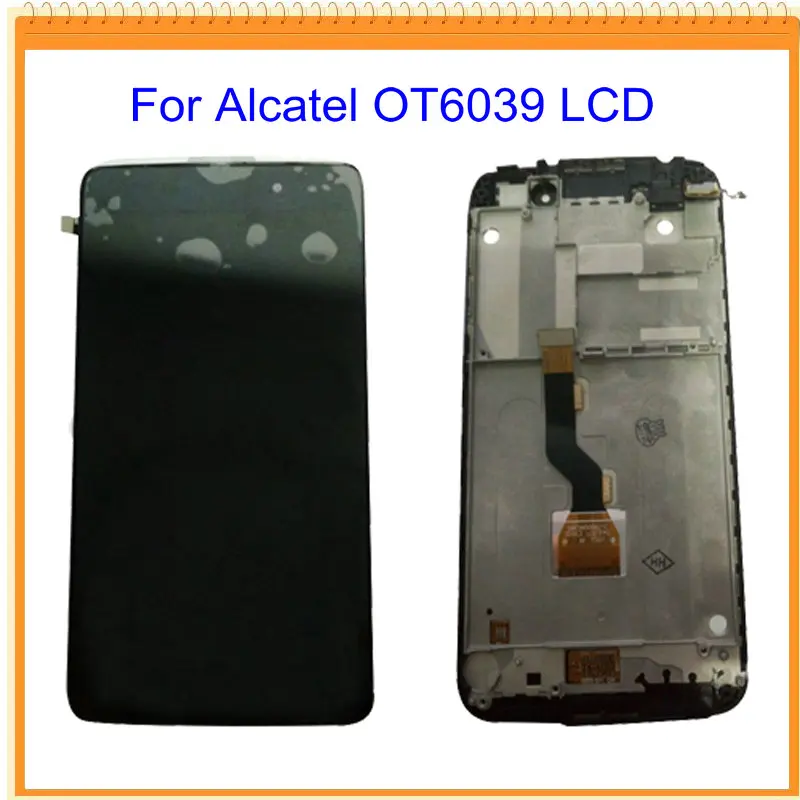 For Alcatel one touch idol 3 OT6039 6039 LCD Screen Display Touch Screen Digitizer with Frame
