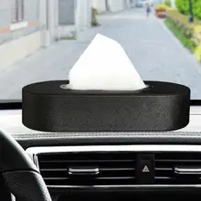 Автомобиль коробка ткани PU кожаный контейнер для салфеток перекачивающая бумага чехол Авто универсальный солнцезащитный козырек органайзер для бумаг контейнер для салфеток