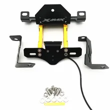 Модифицированный мотоцикл xmax 300 250 задний номерной знак светодиодный индикатор пластина Держатель для yamaha xmax 300 xmax 250