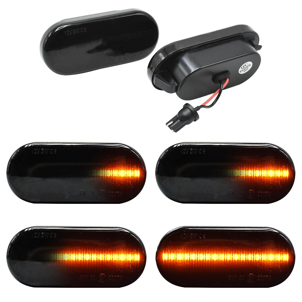 

2 pieces Turn Signal Light Led Dynamic Side Marker Sequential Blinker Light For Volkswagen VW Bora Golf 3 4 Passat 3BG Polo SB6