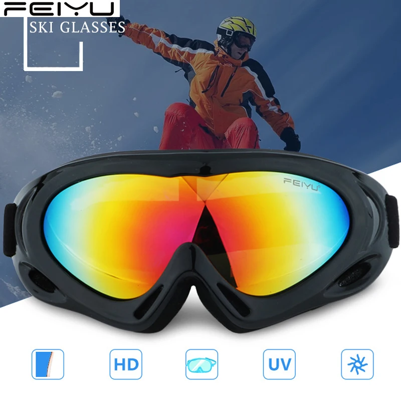 فييو ski نظارات uv400 النظارات الشمسية التزلج موتوكروس قبالة الطريق خوذة قناع يندبروف الرمال برهان برانكا دي نفيه